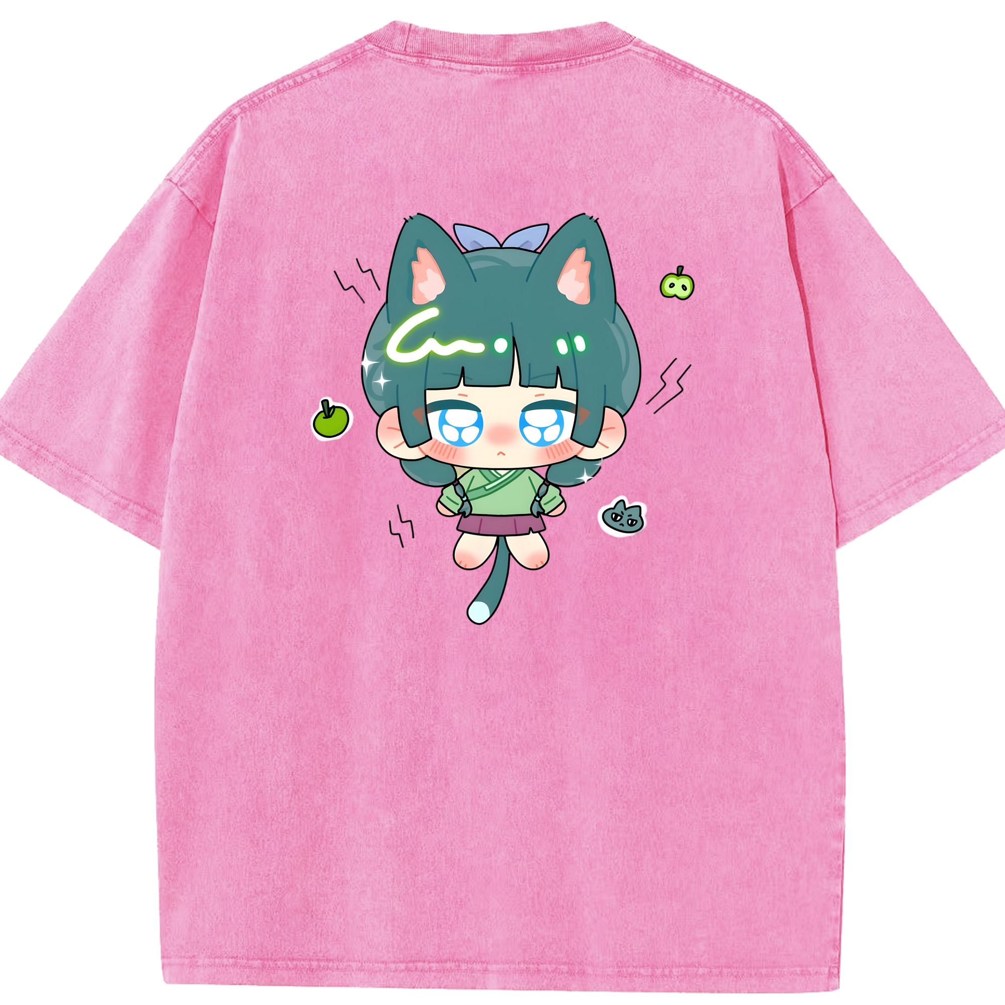 （画像用） 薬屋のひとりごと The Apothecary Diaries 綿100% ヴィンテージ風 半袖Tシャツ（背面プリント）